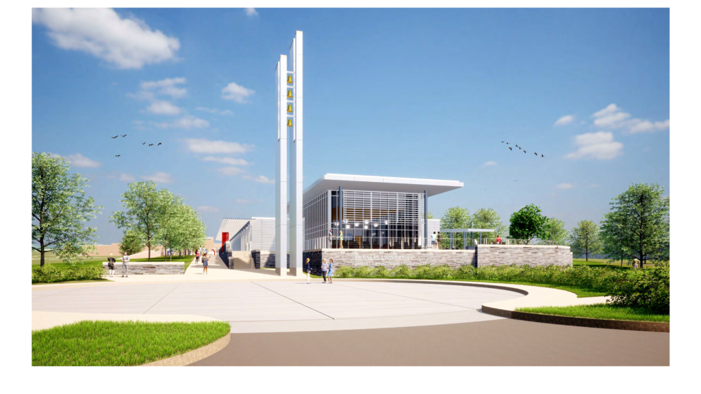 Breslin Architects Rendering DeSales Welcome Center