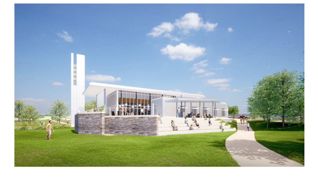 Breslin Architects Rendering DeSales Welcome Center