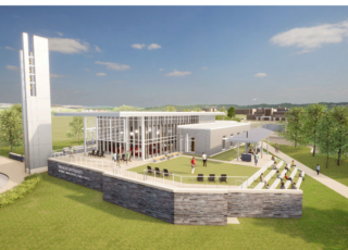 Breslin Architects Rendering DeSales Welcome Center