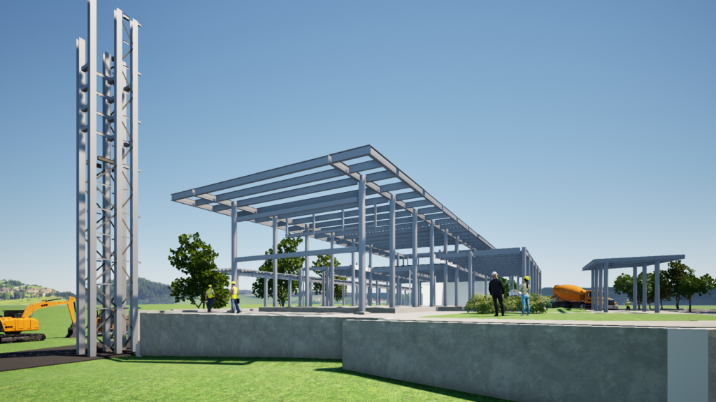 Isett Structural Design Rendering: DeSales Welcome Center